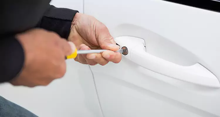 Door Knob Repair Plate in Wesley Chapel, FL